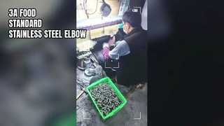 ข้องอสแตนเลส 3A มาตรฐานอาหาร
