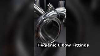 Sanon 45 องศาข้อศอก Tri Clamp ฟิตติ้ง