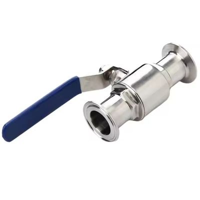 ราคาดี วาล์วบอล Tri Clamp สแตนเลสสตีลสุขาภิบาลขนาด 1/2 นิ้ว แบบแมนนวล ปรับแต่ง OEM ได้สำหรับใช้งานทั่วไป ออนไลน์