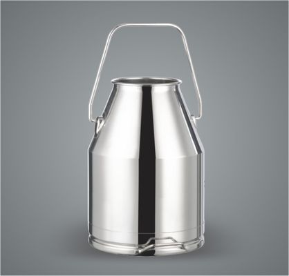 คุณภาพ Custom Dairy Stainless Steel Milking Machine Bucket With Long Handles โรงงาน