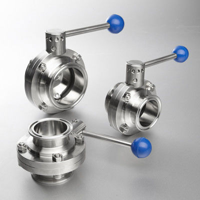 ราคาดี Sanitary Ss Butterfly Valve , 316l Clamped Weld DIN Butterfly Valve ออนไลน์