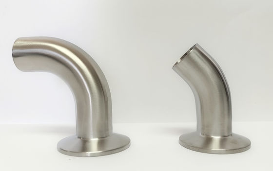 ราคาดี Sanitary Stainless Steel 90 Degree Elbow , Butt Weld Stainless Steel Ferrule Clamp ออนไลน์