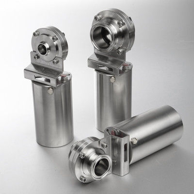 ราคาดี Air Actuated Stainless Steel Valves Pneumatic Control Customized Size ออนไลน์