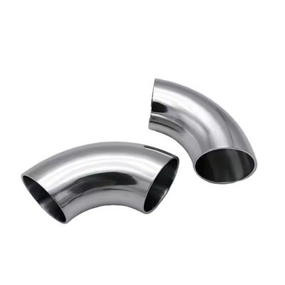 ราคาดี 304 Stainless Steel Elbow 90 Degree Sanitary Welding Pipe Connection Fittings ออนไลน์